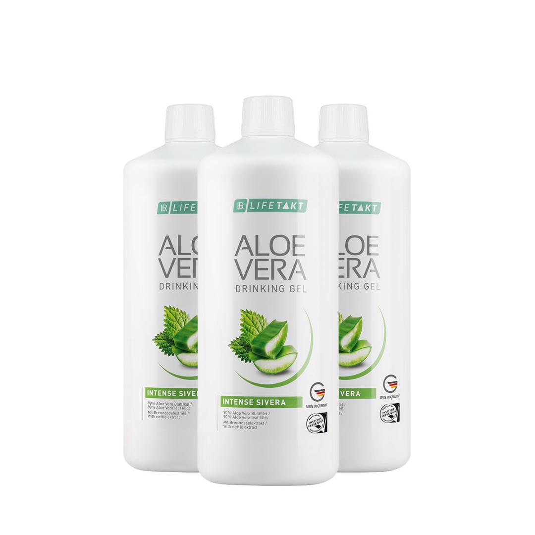 Aloe Vera Drinking Gel Intense Sivera Set of 3 (1) Aloe Vera Drinking Gel Intense Sivera Set of 3
