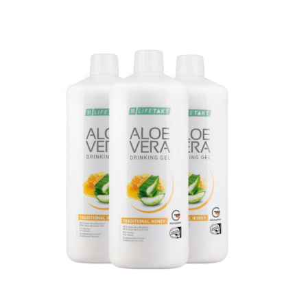 Aloe Vera Drinking Gel Traditional Honey Set of 3